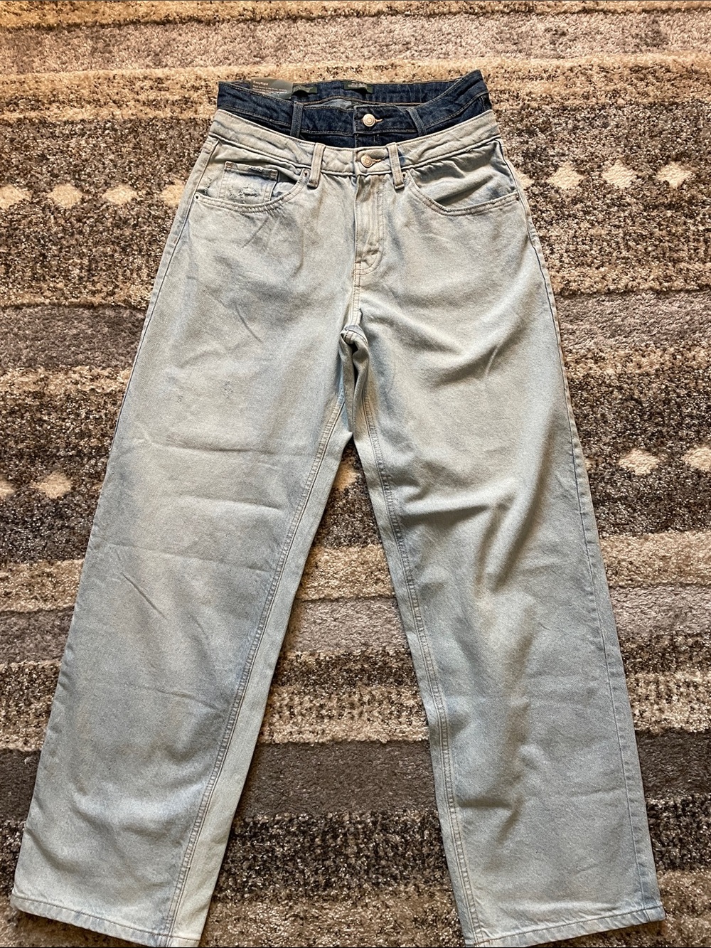 Wild Fable Mid-Rise Relaxed Straight Jeans